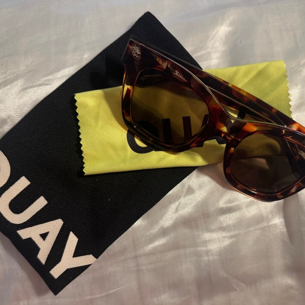 Quay Australia Brown Tortoise Sunglasses